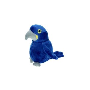 Pluche blauwe ara knuffels 16 cm