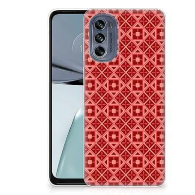 Motorola Moto G62 5G | TPU bumper | Batik Rood