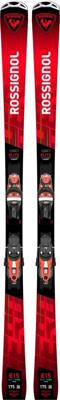 Rossignol Hero Elite Mt Ca Konect Ski Black/Hot Red 183