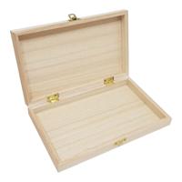 Playwood Kist rechthoek met deksel paulownia hout