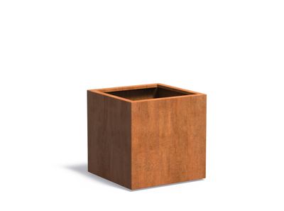 Cortenstaal plantenbak CARREZ 70x70x70cm.