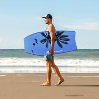 Bodyboard Lichtgewicht Strand Drijvend Board voor Kinderen en Volwassenen 106cm Blauw