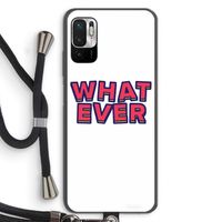 Whatever: Xiaomi Redmi Note 10 5G Transparant Hoesje met koord