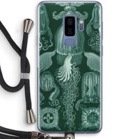 Haeckel Cubomedusae: Samsung Galaxy S9 Plus Transparant Hoesje met koord