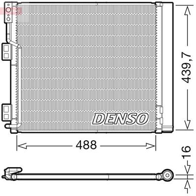 Condensor, airconditioning DCN46028