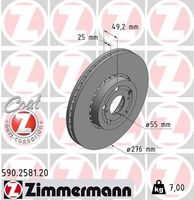 Remschijf Coat Z 590258120