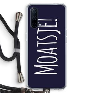 Moatsje!: OnePlus Nord CE 5G Transparant Hoesje met koord