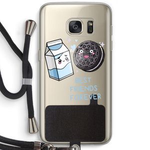 Best Friend Forever: Samsung Galaxy S7 Transparant Hoesje met koord
