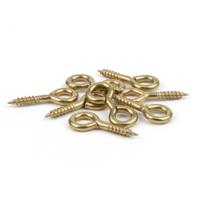 Deltafix Schroefogen - 10x - verzinkt metaal - 16 x 6 mm - ijzerwaren