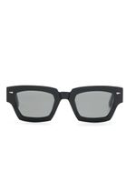 Ahlem lunettes de soleil Magenta à monture rectangulaire - Noir