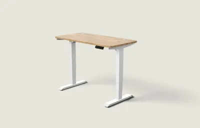 Desktronic HomePro bureau Wit / Massief Eiken / 120x60 cm
