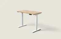 Desktronic HomePro bureau Wit / Massief Eiken / 120x60 cm