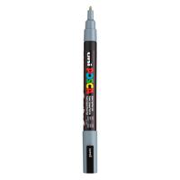 Uni Posca pc3m acrylmarker grijs - ronde punt tot 1,3 mm