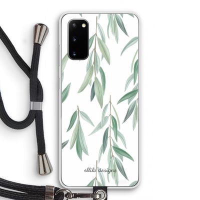 Branch up your life: Samsung Galaxy S20 Transparant Hoesje met koord