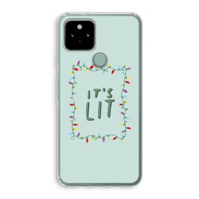 It's Lit: Google Pixel 5 Transparant Hoesje
