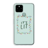 It's Lit: Google Pixel 5 Transparant Hoesje