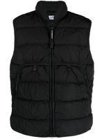 C.P. Company gilet Eco-Chrome R à design matelassé - Noir