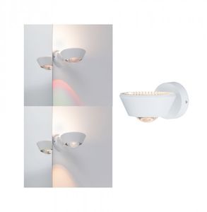 Paulmann Sabik 70946 LED-wandlamp voor badkamer 9 W Warmwit Wit (mat)