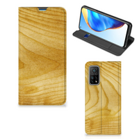 Xiaomi Mi 10T | 10T Pro Book Wallet Case Licht Hout - thumbnail