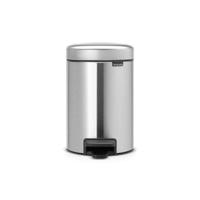 Brabantia newicon pedaalemmer, 3l - matt steel
