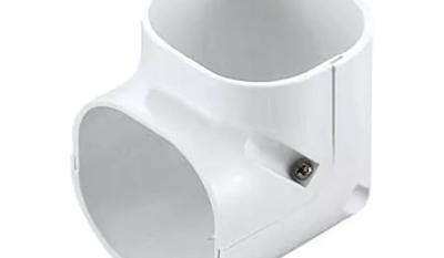 Inaba Denko SCM-77-W korte stijgende bocht 90 °C Wit