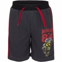Ninja Turtles korte broek zwart voor jongens - thumbnail