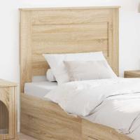 Hoofdbord met hoofdeinde Sonoma Eiken 75 cm Bewerkt hout Hoofdbord met hoofdeinde Sonoma Eiken 75 cm Bewerkt hout