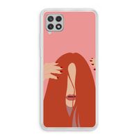 Woke up like this: Samsung Galaxy A22 4G Transparant Hoesje