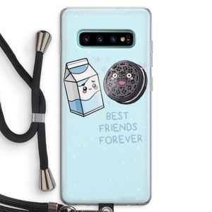 Best Friend Forever: Samsung Galaxy S10 Plus Transparant Hoesje met koord