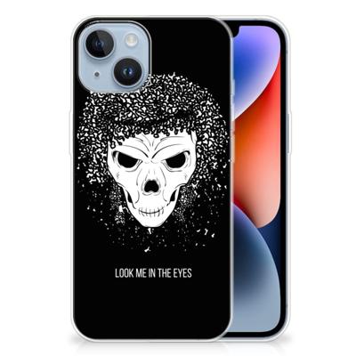 Silicone Back Case Apple iPhone 14 Skull Hair Silicone Back Case Apple iPhone 14 Skull Hair