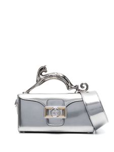 Lanvin mini sac à main Pencil Cat en cuir - Argent