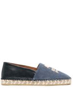 ETRO espadrilles à logo imprimé - Bleu