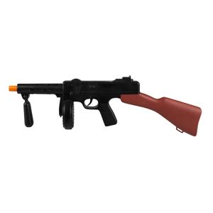 Speelgoed machine geweer Tommy gun met geluid - 50 cm - Gangster verkleedkleding accessoires