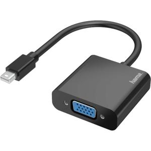 Hama 00200333 Mini-displayport / VGA Adapter [1x Britse stekker - 1x Mini-DisplayPort stekker] Zwart