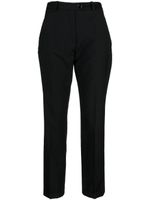 Sonia Rykiel pantalon fuselé en laine - Noir