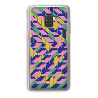 Skew Blush 1: Samsung Galaxy A8 (2018) Transparant Hoesje