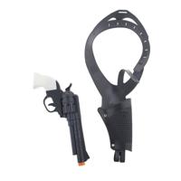 Verkleed speelgoed holster met een revolver/pistool - voor volwassenen/kinderen