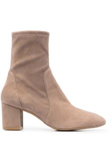 Stuart Weitzman bottines 65 mm en daim - Tons neutres