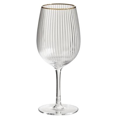 Leen Bakker - Wijnglazen Camille - 460 Ml - 2 Stuks - Glas - Transparant - B21 Cm