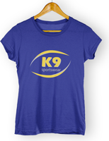 T-shirt Unisex Blauw - K9 Sportswear