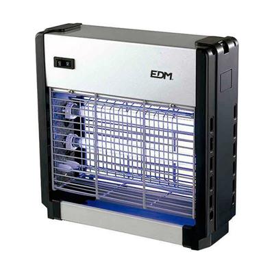 Elektrische insectendoder EDM 06011 Zwart Zilverkleurig 12 W 25,5 x 9 x 26 cm Professioneel