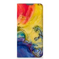 Bookcase Motorola Moto E32 | Moto E32s Watercolor Dark - thumbnail