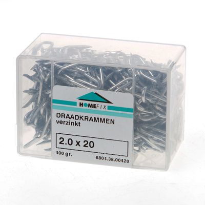 Draadkrammen verz. 2,0x20(400)