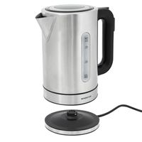 Inventum HW817D waterkoker 1,7 l 2200 W Zwart, Roestvrijstaal - thumbnail