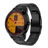N6 Smart Watch 1.3 inch TFT scherm MTK2502C Bluetooth4.0, RVS horlogebandje, steun hartslag monitor & stappenteller & slaap Monitor & sedentair Remind