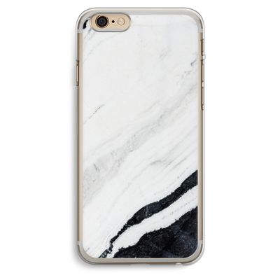 Elegante marmer: iPhone 6 Plus / 6S Plus Transparant Hoesje