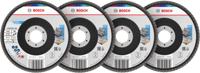 Bosch Accessoires X451 Lamellenschuurschijfset | 125 x 22,23 mm | G40; 60; 80; 120 | T27 | 15 stuks - 2608626166