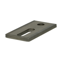 pgb-Europe PGB-FASTENERS | Adaptorplaat vr stokeind M10 Ø 82x40x5 A2 | 25 st 0ZPADPA00108240055