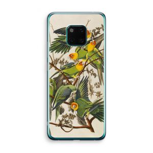 Carolinaparkiet: Huawei Mate 20 Pro Transparant Hoesje