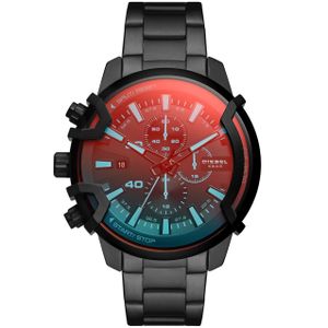 Diesel DZ4578 Horloge Griffed Chrono staal zwart 48 mm